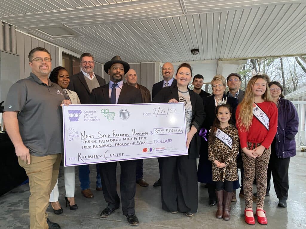 Next Step Recovery Housing officially opens their new Clarksville facility Arkansas Opioid